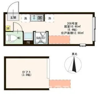 TOMO上石神井【2階】の間取り