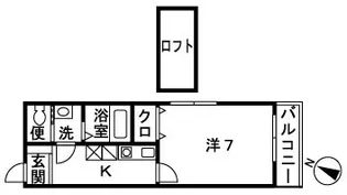 アンジェリカII【2階】の間取り