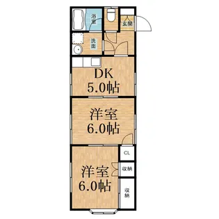 千葉県市原市ちはら台東5【アパート】の間取り