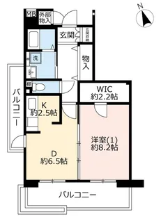 URコンフォール南日吉【6階】の間取り