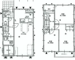 東京都八王子市下柚木2【一戸建】の間取り