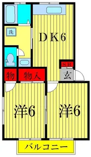 ヒルズメゾン南流山【2階】の間取り