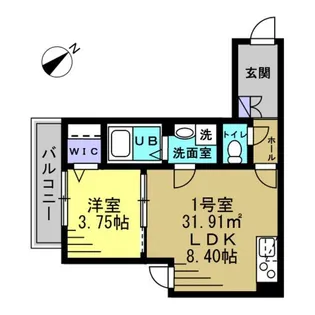 AJ津田沼V【3階】の間取り