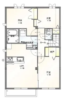 Vranz博多南II【2階】の間取り