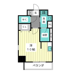 プロシード大須【2階】の間取り