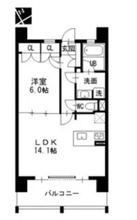 上前津ライズ【14階】の間取り