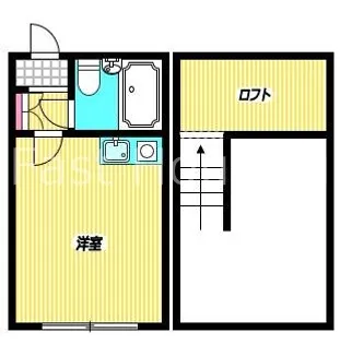 東京都杉並区和田2【アパート】の間取り