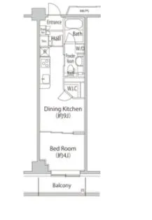 プライムアーバン豊洲【4階】の間取り