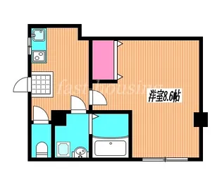 ジブリィ三鷹【1階】の間取り