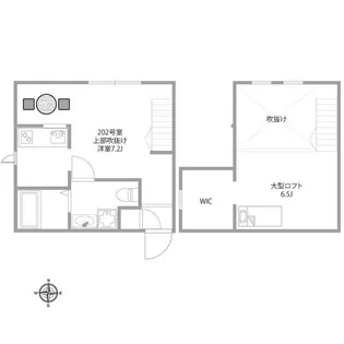 東京都八王子市暁町1【アパート】の間取り