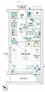 ル・リオン下丸子【5階】の間取り