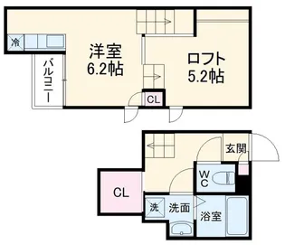 CB北柏エル【2階】の間取り