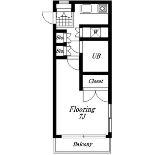 グロージェン代沢【3階】の間取り