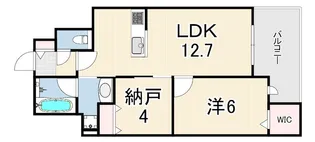 LA VITA西宮北口【4階】の間取り