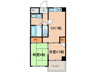 レクシア上新庄【5階】の間取り