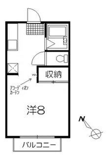 アーバーハウス吉田B棟【2階】の間取り