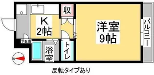 サニーハイツ今【1階】の間取り