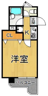 ベルカンポ宝津【3階】の間取り