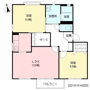 フォーレス木場 A棟【2階】の間取り