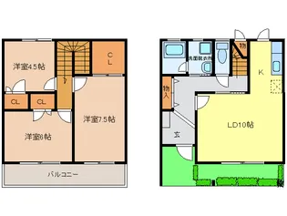コンコース長嶺の間取り