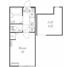 ローランK【1階】の間取り