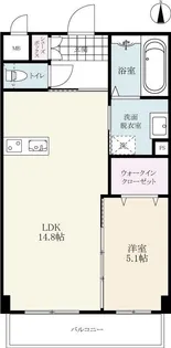 アコール鍋島【3階】の間取り