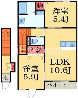 Sunnywell Hayano【2階】の間取り