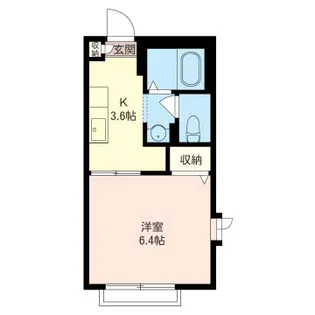 コンフォール奥沢【2階】の間取り