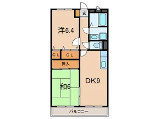 カ-サベガ【3階】の間取り