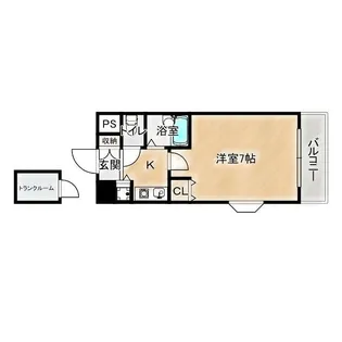 エンブレム都島【7階】の間取り