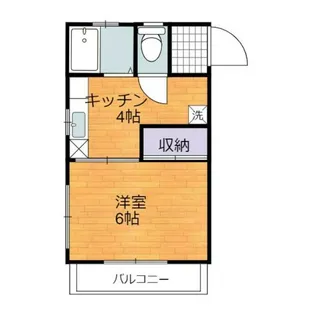 エースハイツ【2階】の間取り