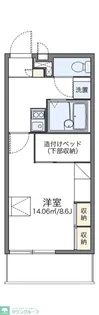 レオパレス辻薬師【1階】の間取り