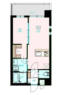 ADORE SMS【3階】の間取り