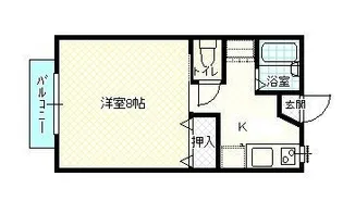 ゲントクA【1階】の間取り