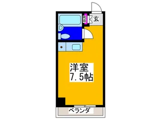 フル-リ大美野【3階】の間取り