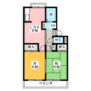 エクセフィーヌ【2階】の間取り