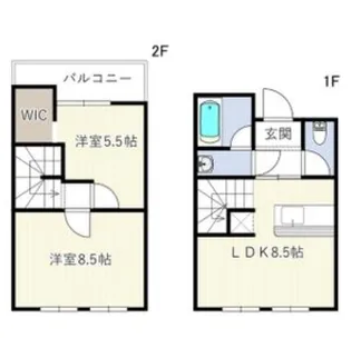 フォレスタ伊丹坂【1階】の間取り