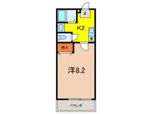 御影雅ハイツ【1階】の間取り