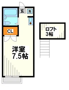 トムハイツII【2階】の間取り