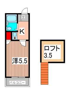 レオ浦和【2階】の間取り