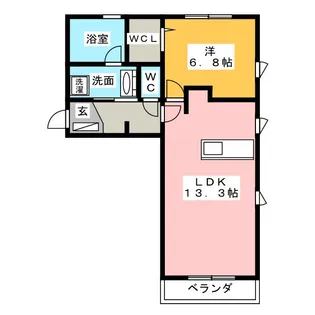 オルテンシア【1階】の間取り