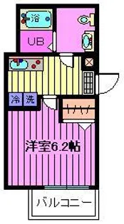 KEIAI RESIDENCE 西大宮【1階】の間取り