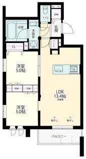 Eastsedona【1階】の間取り