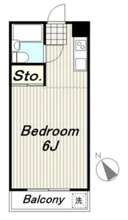サードフロンティア【3階】の間取り