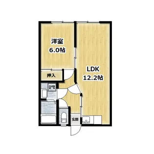 ハイムM2【1階】の間取り