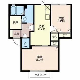 ピュア【1階】の間取り