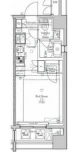 ジーベック東日暮里ノース【7階】の間取り