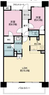 クリオ鴨居【2階】の間取り
