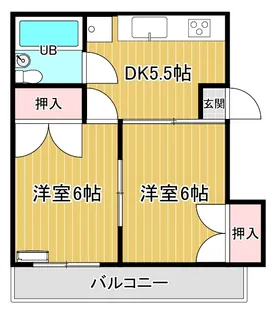 要IIマンション【1階】の間取り