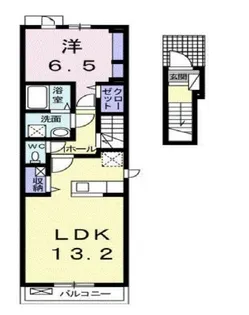 グラン・ナリーバ【2階】の間取り